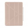 iPad Air 13 (M2/M3) Fodral Origami No3 Pencil Case Metallic Rosa