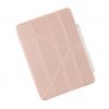 iPad Air 13 (M2/M3) Fodral Origami No3 Pencil Case Metallic Rosa