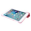 iPad Mini Fodral Tri-fold Stativfunktion Hårdplast PU-läder Rosa