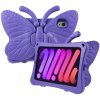 iPad Mini 8.3 (gen 6) Skal för Barn Fjäril Lila