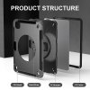 iPad Pro 11 (M4/M5) Skal Rugged Case Grip Svart