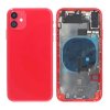 iPhone 11 Baksida med Komplett Ram Premium - Röd