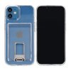 iPhone 11 Skal med Stativ Korthållare Transparent