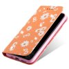 iPhone 11 Pro Fodral Glitter Blommönster Orange