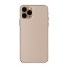 iPhone 11 Pro Max Baksida med Komplett Ram Premium - Guld