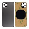 IPhone 11 Pro Max Baksida Glas med Självhäftande tejp - Svart