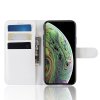 iPhone 11 Pro Plånboksfodral Litchi Kortfack Vit