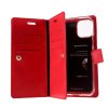 iPhone 11 Pro Plånboksfodral Mansoor Kortfack Röd