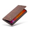 iPhone 11 Pro Plånboksfodral Retro Flip Kortfack Mörkbrun