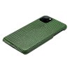 iPhone 11 Pro Skal Äkta Läder Ormskinnstextur Grön