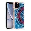 iPhone 11 Pro Skal Glitter Motiv Blå Mandala