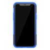 iPhone 11 Pro Skal Hårdplast TPU Däckmönster Stativfunktion Svart Blå