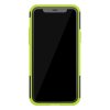 iPhone 11 Pro Skal Hårdplast TPU Däckmönster Stativfunktion Svart Grön