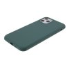 iPhone 11 Pro Skal i Silikon med Skärmskydd Midnight Green