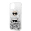 iPhone 11 Pro Skal Karl & Choupette Glitter Silver