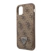 iPhone 11 Skal Double Cardslot Metal Triangle Brun