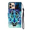 iPhone 12 Mini Fodral Motiv Blå Tiger