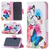 iPhone 12 Mini Fodral Motiv Fjärilar och Färgglada Blommor