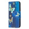 iPhone 12 Mini Fodral Motiv Guldfjärilar på Blått