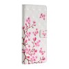 iPhone 12 Mini Fodral Motiv Rosa Blommor och Fjärilar