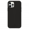iPhone 12/iPhone 12 Pro Skal Back Cover Snap Luxe Leather Svart