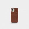 iPhone 12/iPhone 12 Pro Skal Leather Backcover Brun