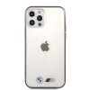 iPhone 12/iPhone 12 Pro Skal Metallic Svart Transparent