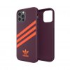 iPhone 12/iPhone 12 Pro Skal Moulded Case PU Maroon/Solar Orange