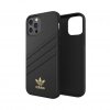 iPhone 12/iPhone 12 Pro Skal Moulded Case PU Premium Svart