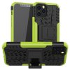 iPhone 12/iPhone 12 Pro Skal Däckmönster Stativfunktion Grön
