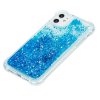 iPhone 12/iPhone 12 Pro Skal Flytande Glitter Blå