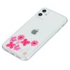 iPhone 12/iPhone 12 Pro Skal Flytande Motiv Rosa Blommor