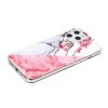 iPhone 12/iPhone 12 Pro Skal Marmor Rosa Blommor