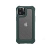 iPhone 12/iPhone 12 Pro Skal Transparent Kolfibertextur Grön