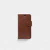 iPhone 12 Mini Fodral Leather Wallet Löstagbart Skal Brun