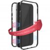 iPhone 12 Mini Skal 360° Real Glass Case Svart Transparent