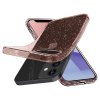 iPhone 12 Mini Skal Liquid Crystal Glitter Rose Quartz