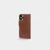 iPhone 12 Pro Max Etui Leather Wallet Aftageligt Cover Brun