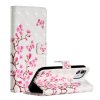 iPhone 12 Pro Max Fodral Motiv Rosa Blommor och Fjärilar