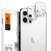 iPhone 12 Pro Max Kameralinsskydd Glas.tR Optik 2-pack Silver