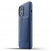 iPhone 12 Pro Max Skal Äkta Läder Kortficka Monaco Blue