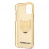 iPhone 12 Pro Max Skal Choupette Glitter Guld