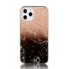 iPhone 12 Pro Max Skal Marmor Guld Glitter Svart