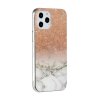 iPhone 12 Pro Max Skal Marmor Guld Glitter Vit