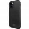 iPhone 12 Pro Max Skal Protective Case Real Leather Svart