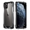 iPhone 12 Pro Max Skal Transparent Baksida Stöttålig Silver