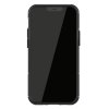 iPhone 12 Mini Skal Däckmönster Stativfunktion Svart