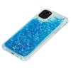iPhone 12 Mini Skal Flytande Glitter Blå