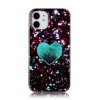 iPhone 12 Mini Skal Marmor Blått Hjärta