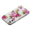 iPhone 12 Mini Skal Självlysande Motiv Rosa Blommor